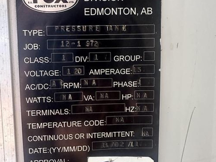 2013-e.s.fox-ltd-bronco-134-bbl-pressure-tank-vertical-separator,-clean-condition-image-4