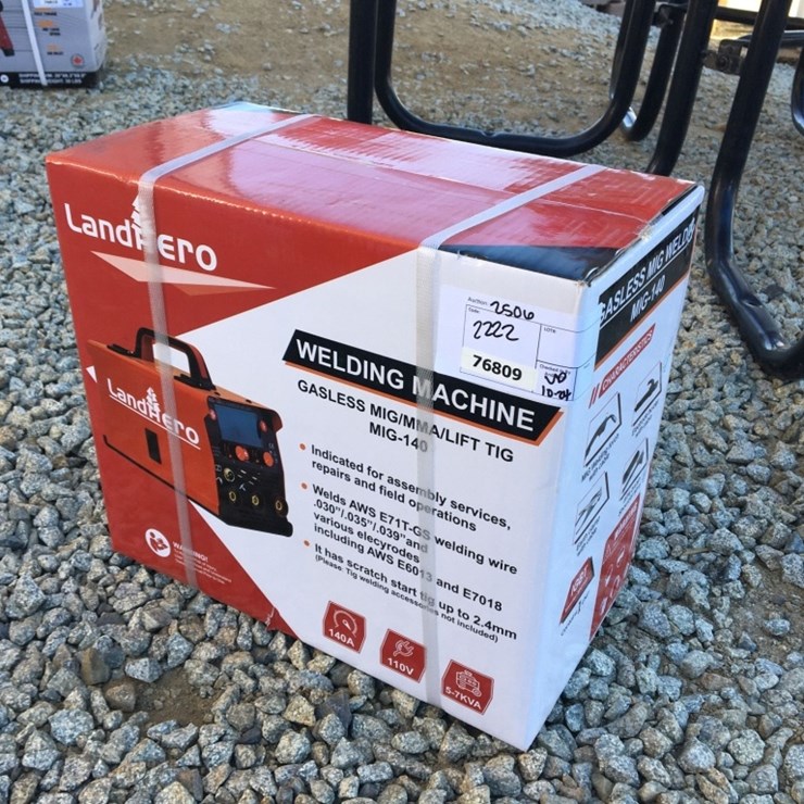 Unused LandHero MIG-140 Mig/Tig Welder,