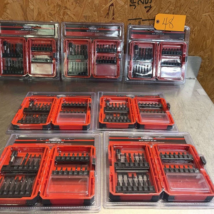 (7) New Ironton 28 Piece Impact Bit Set