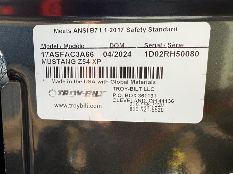 #18-•-unused-troy-bilt-xp-54"-zero-turn-mower-inv#32567-image-24