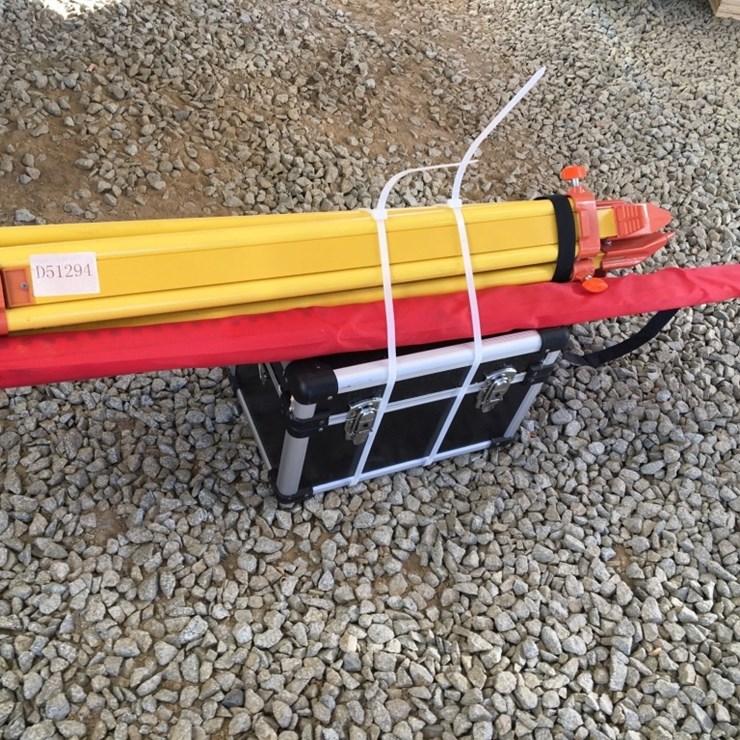 Unused Survey Equipment w/Grade Rod & Tripod.