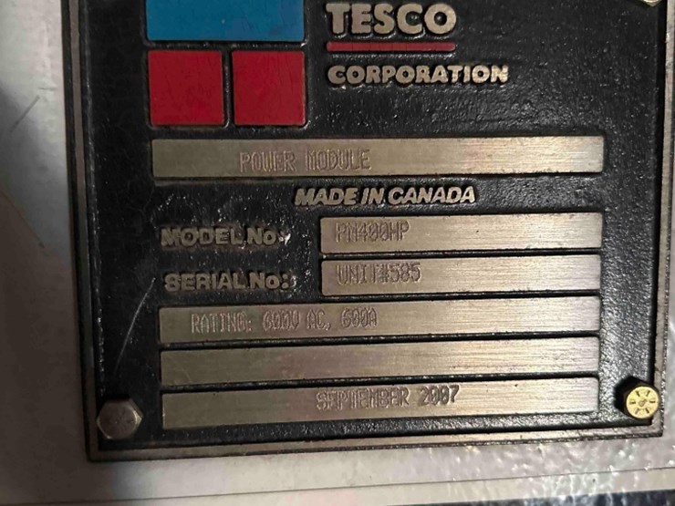 tesco-top-drive-house-w/detroit-diesel-series-60-500kw-diesel-generator-set-image-20