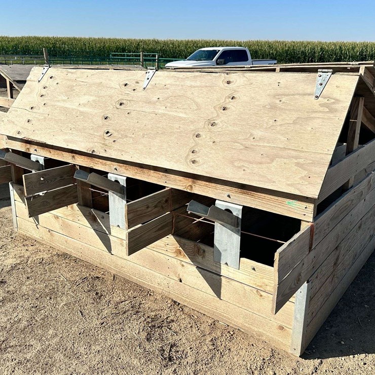 Custom Wood Calf Bottling Huts - Basin City, WA