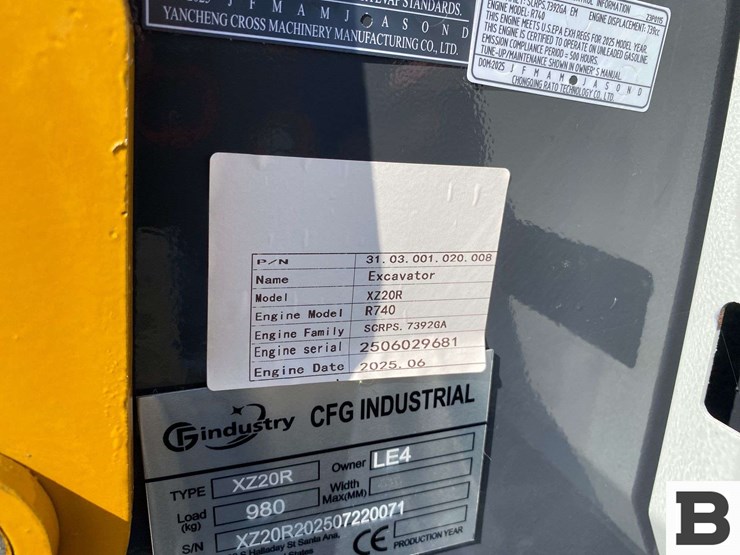2025-cfg-industrial-xz20r-mini-excavator---eltopia,-wa-image-12