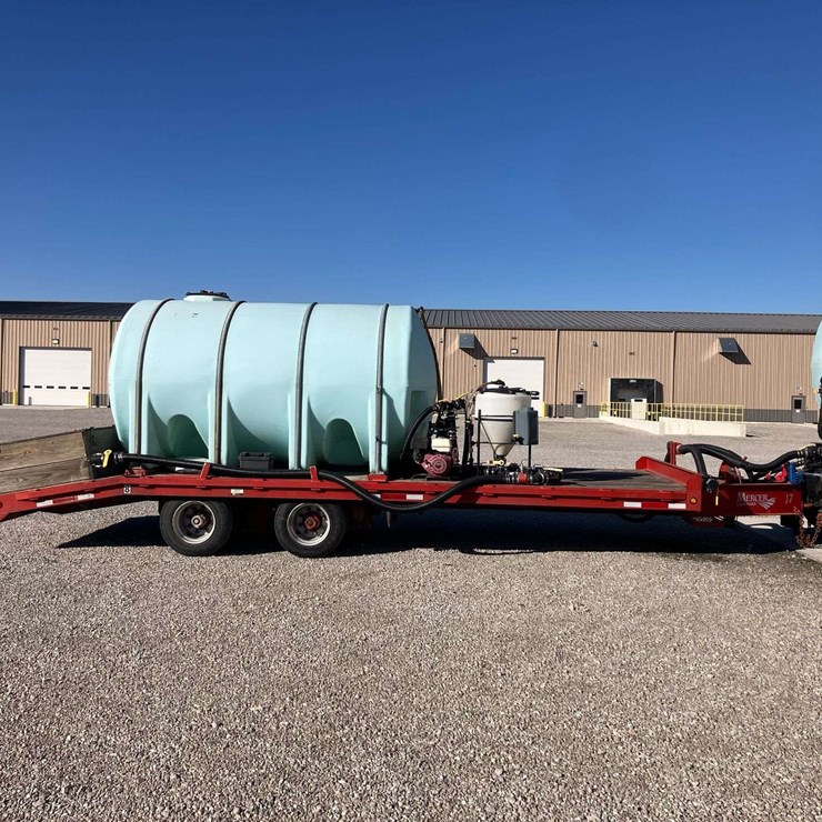 25' Tandem Dual Axle Tender Trailer with Plumbing and Tank