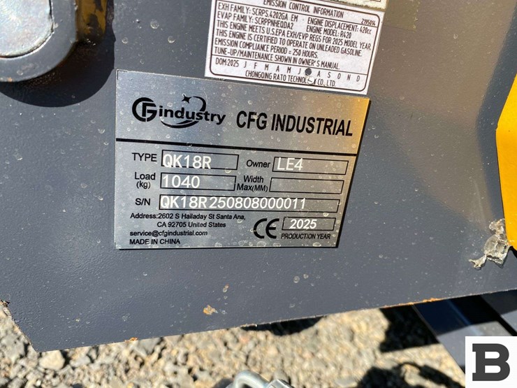 2025-cfg-industrial-qk18r-mini-excavator---eltopia,-wa-image-15