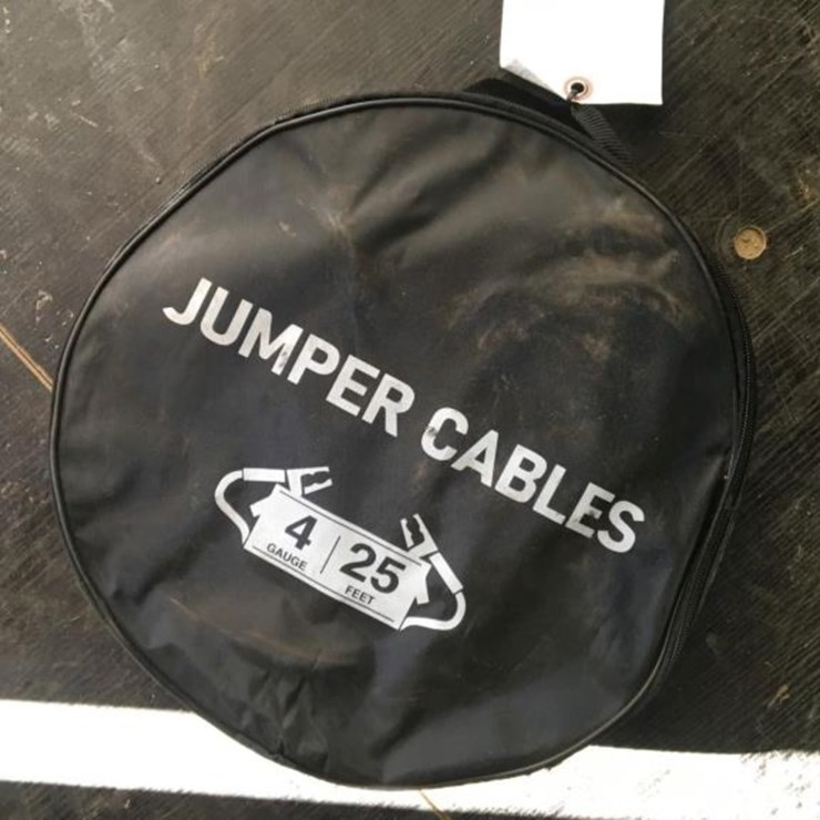 Unused 25ft Battery Jumper Cables.