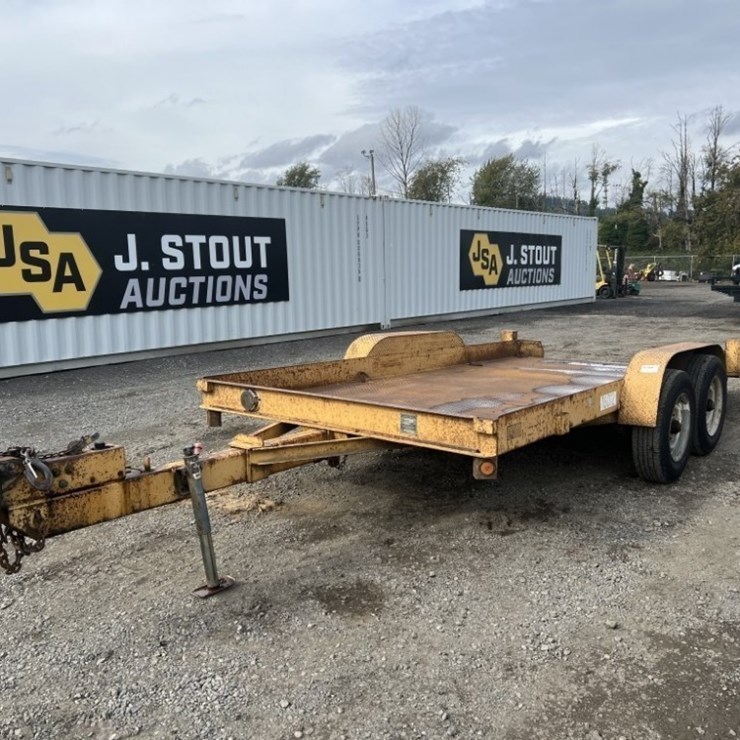 1991 Butler LT-816-EWH T/A Tilt Deck Trailer