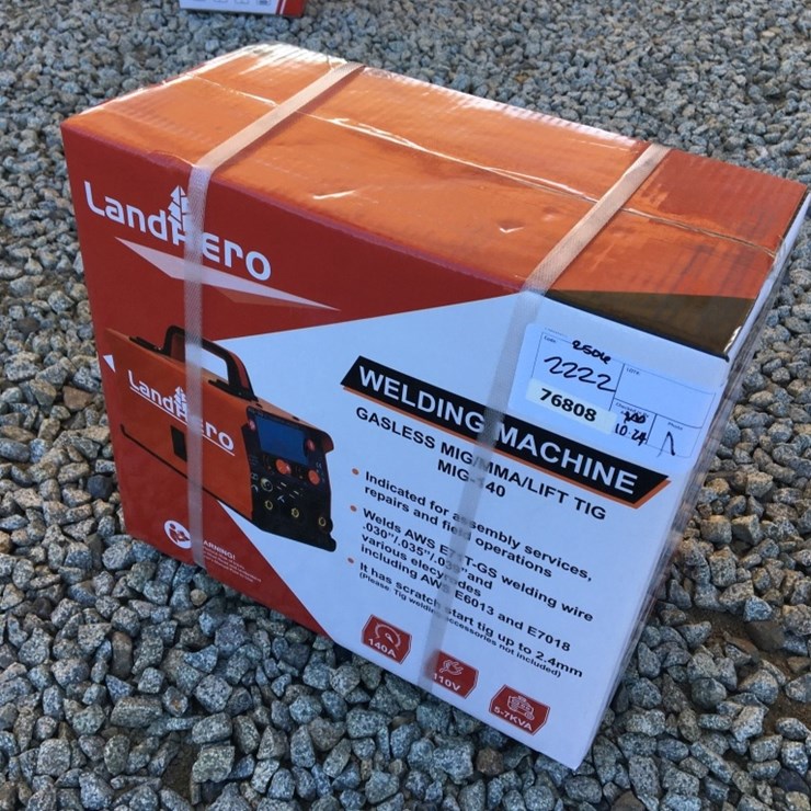 Unused LandHero MIG-140 Mig/Tig Welder,