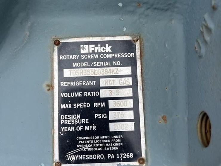 frick-tdsh355l-rotary-screw-compressor-image-2