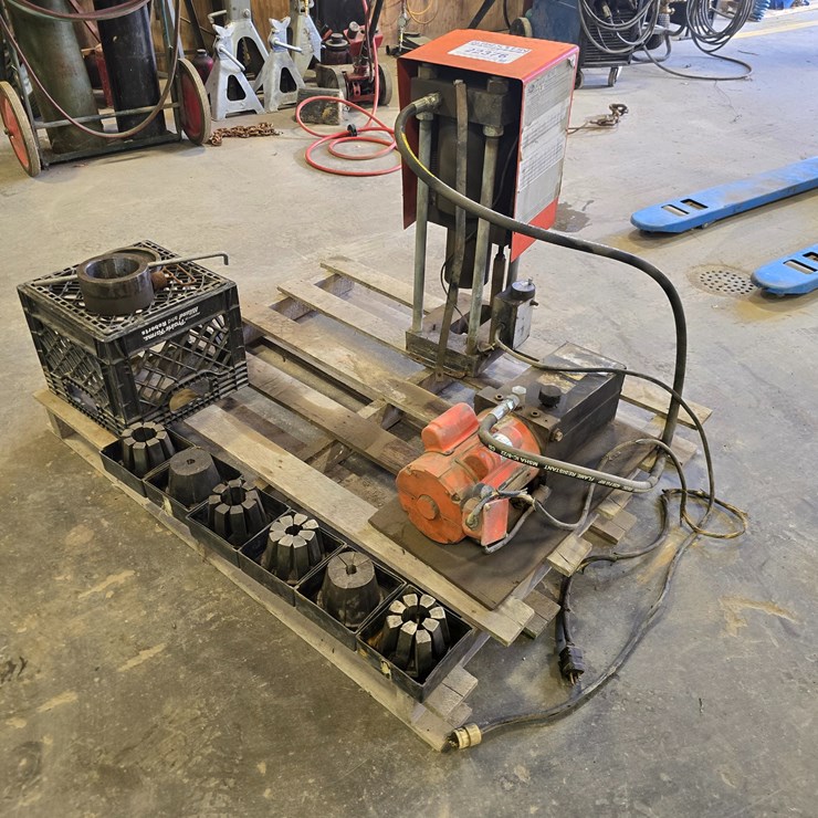 #22376 • Gates Hydraulic Crimping Machine with Die Set
