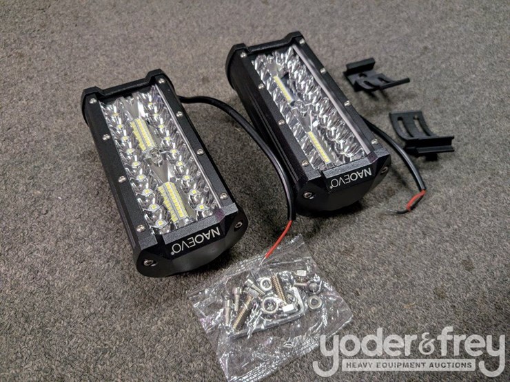 unused-7"-60w-led-light-bar,-mounting-brackets,-ip68-waterproof-(2-of)-image-4