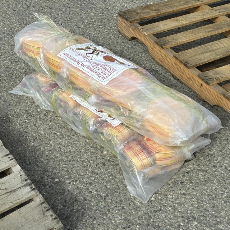 Yellow HD Ratchet Straps (QTY 20)