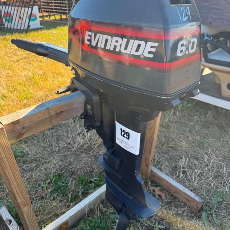 1997 EVINRUDE 6.0 HP BOAT MOTOR * HAS TITLE*