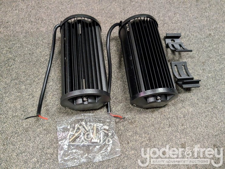 unused-7"-60w-led-light-bar,-mounting-brackets,-ip68-waterproof-(2-of)-image-4