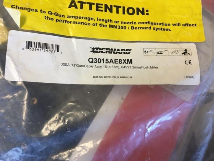 (2)-unused-bernard-q3015ae8xm-welding-gun/cable-image-2
