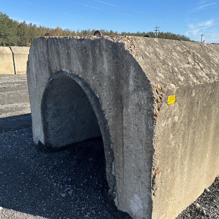 #32727 • Lot of (13) ~57"x80" Concrete Culvert Sectionss