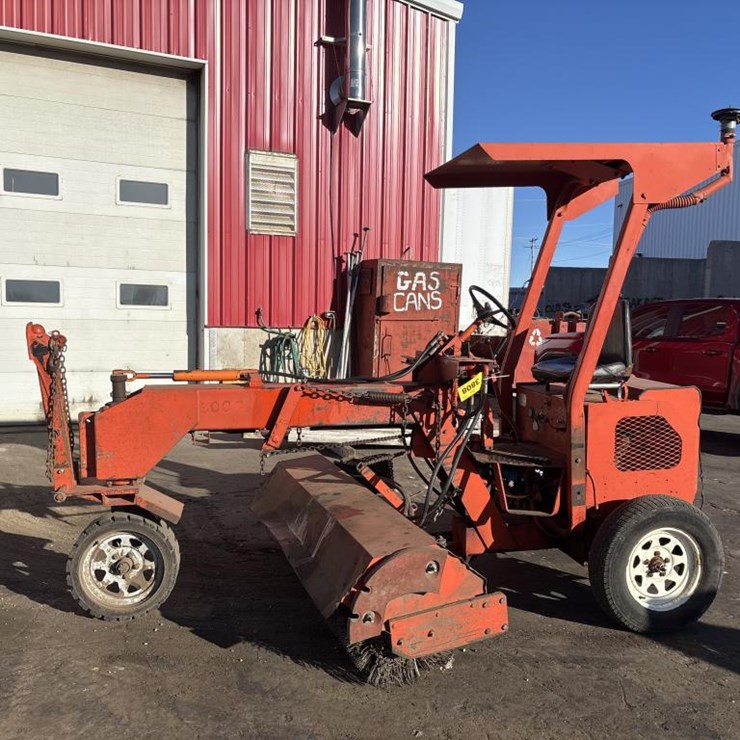 #3808 • 72" Ride On Power Broom