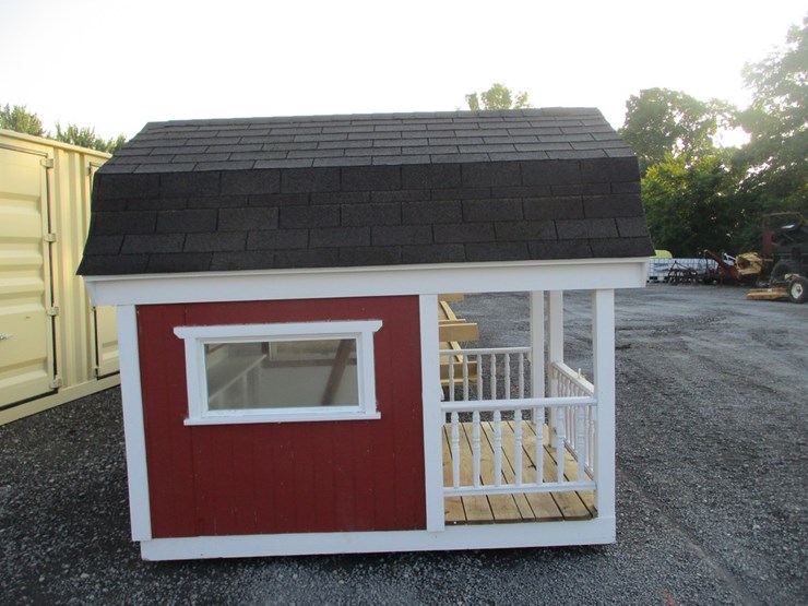 #435-•-6'x8'-play-house-w/-loft-used-image-2