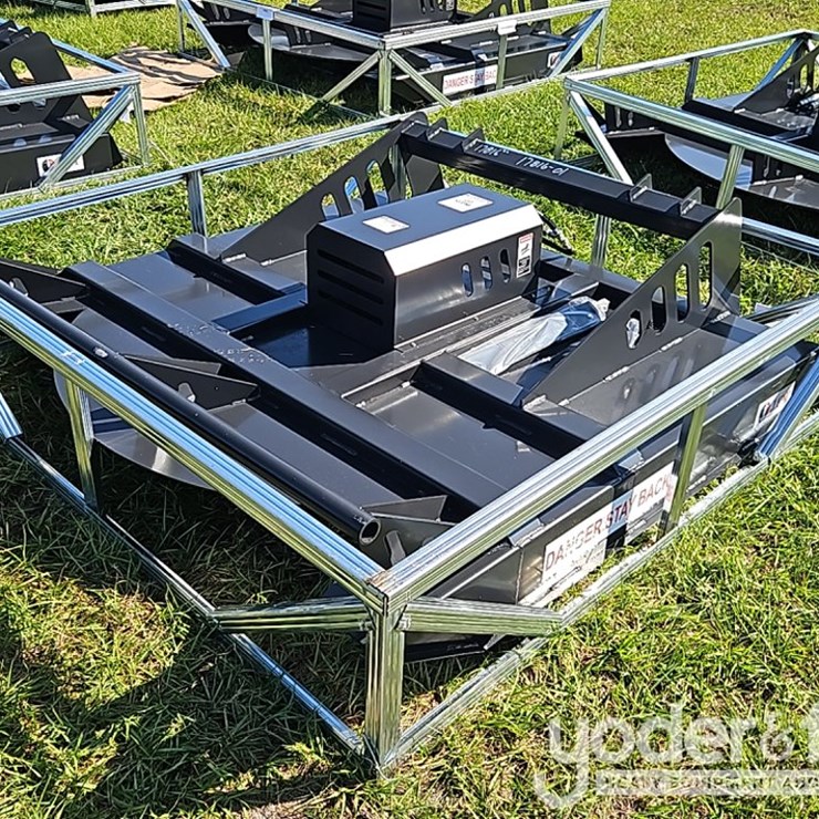 Unused JCT 72" Heavy Duty Brush Cutter to suit Skidsteer c/w Stump Jumper, Extra Blades