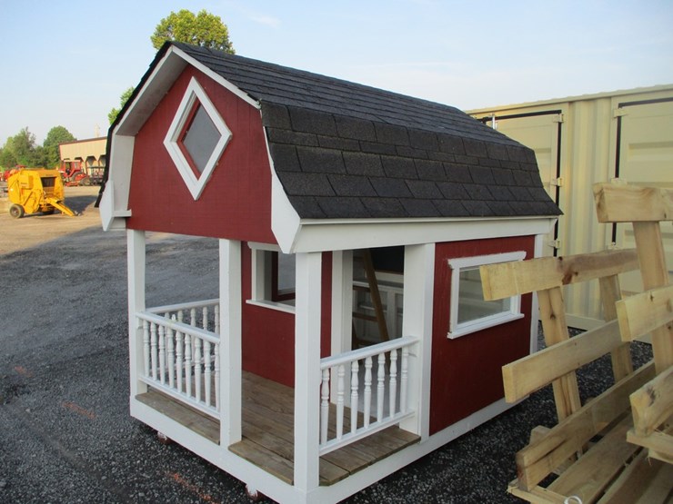 #435-•-6'x8'-play-house-w/-loft-used-image-8
