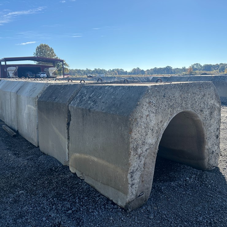 #32725 • Lot of (13) ~57"x80" Concrete Culvert Sections