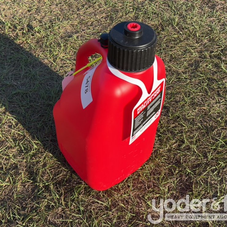 Unused 5 Gal Liquid Utility Jug- Red