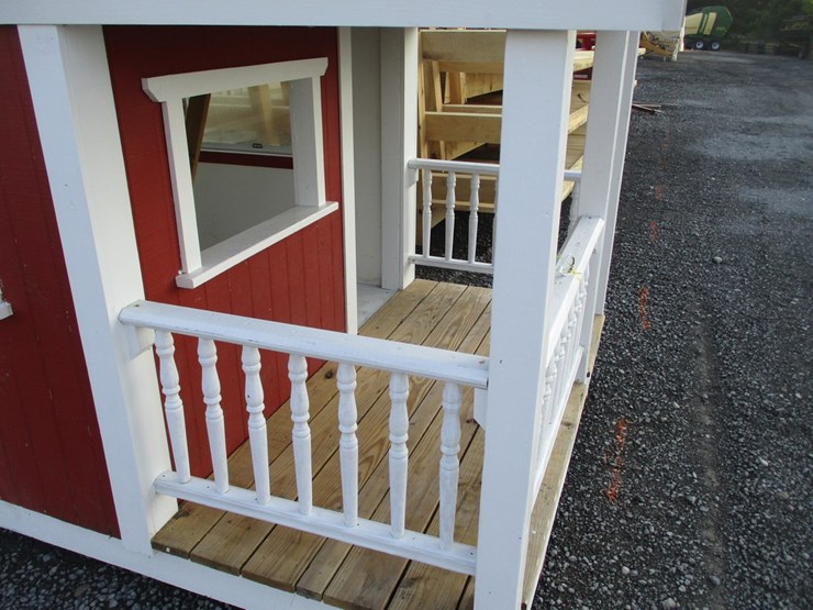 #435-•-6'x8'-play-house-w/-loft-used-image-3