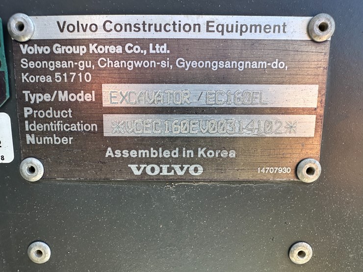 #32824-•-volvo-ec160e-crawler-excavator-w/hydraulic-thumb-image-98