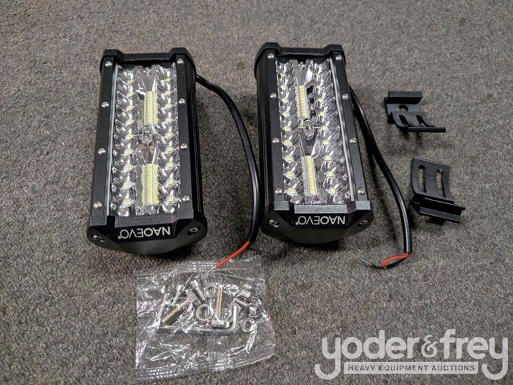 unused-7"-60w-led-light-bar,-mounting-brackets,-ip68-waterproof-(2-of)-image-3