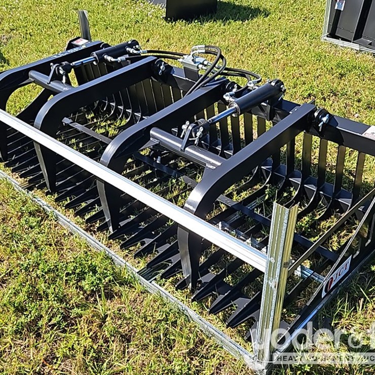 Unused JCT 84" Rock Grapple Bucket to suit Skidsteer