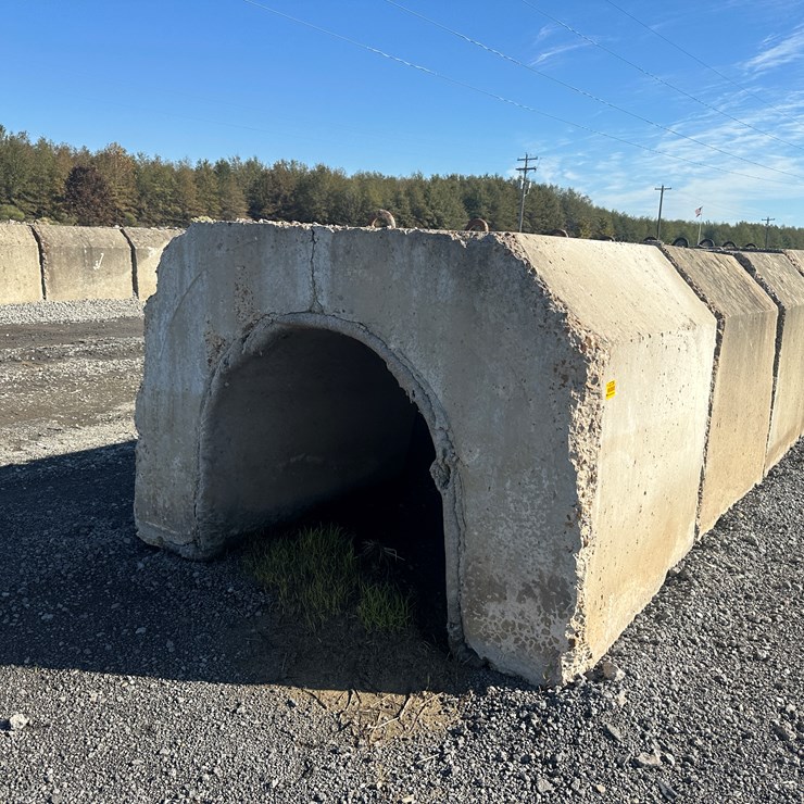 #32726 • Lot of (13) ~57"x80" Concrete Culvert Sections