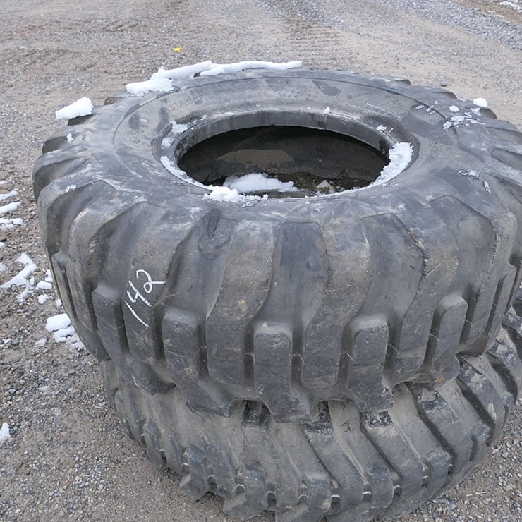 (2) 20.5-25 Loader Tires