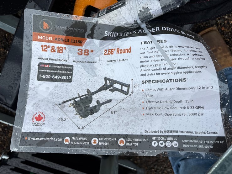 #23-•-wolverine-skid-steer-auger-set-image-2