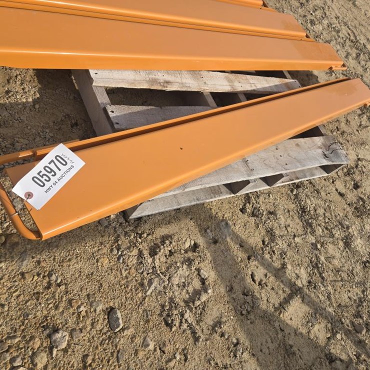 #5970 • NEW WOLVERINE 8' PALLET FORK EXTENSIONS 3" X 6"