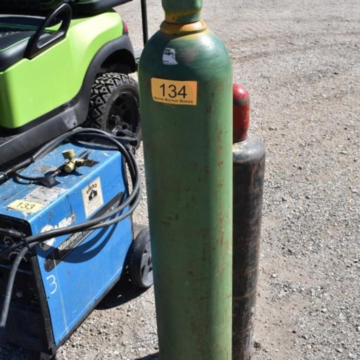OXYGEN AND ACETYLENE BOTTLES
