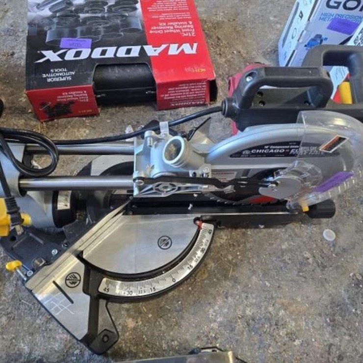 Chicago Electric 10" Sliding Compound Miter Saw