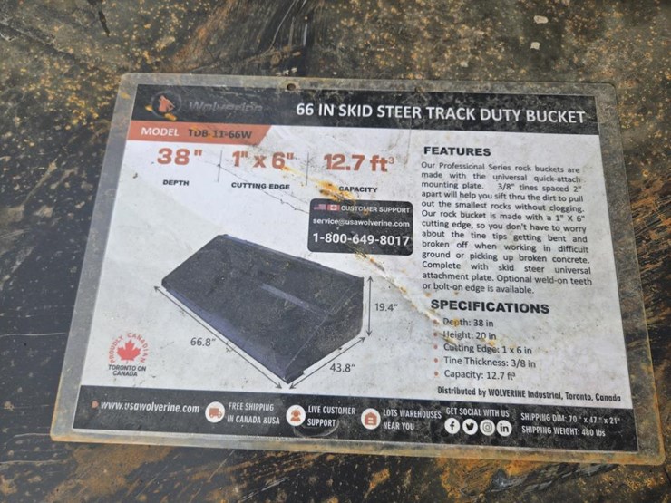 #5995-•-new-wolverine-track-duty-66"-bucket-lpb-11-66w-image-4