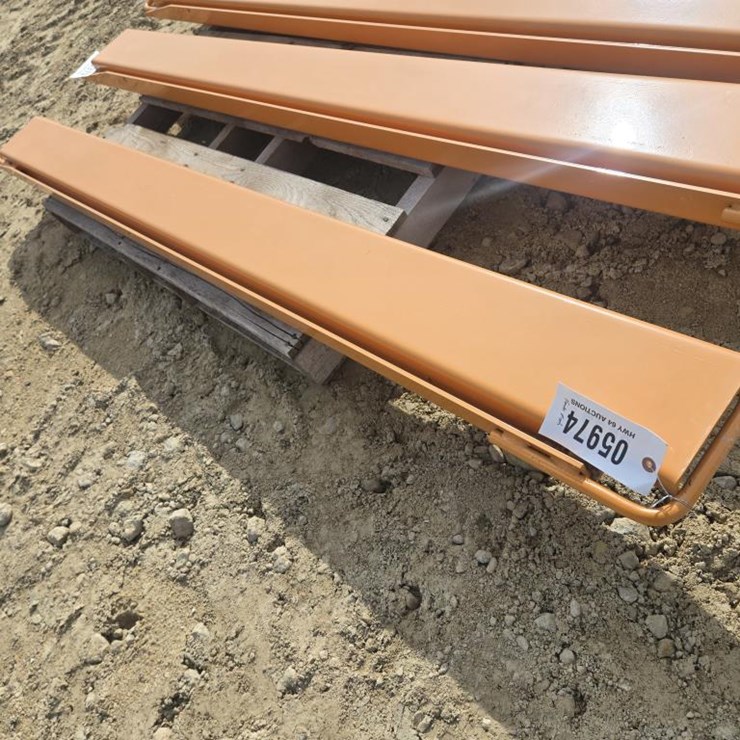 #5974 • NEW WOLVERINE 8' PALLET FORK EXTENSIONS 3" X 6"