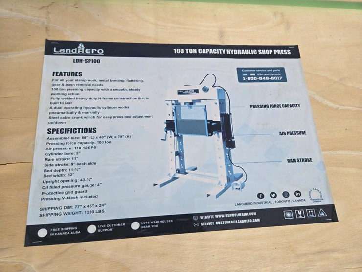 #6014-•-new-landhonor-100-ton-shop-press-image-2