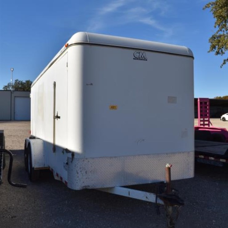 2011 16' CM CARGO TRAILER (VIN # 49TCB1627B1001556) (TITLE ON HAND AND WILL