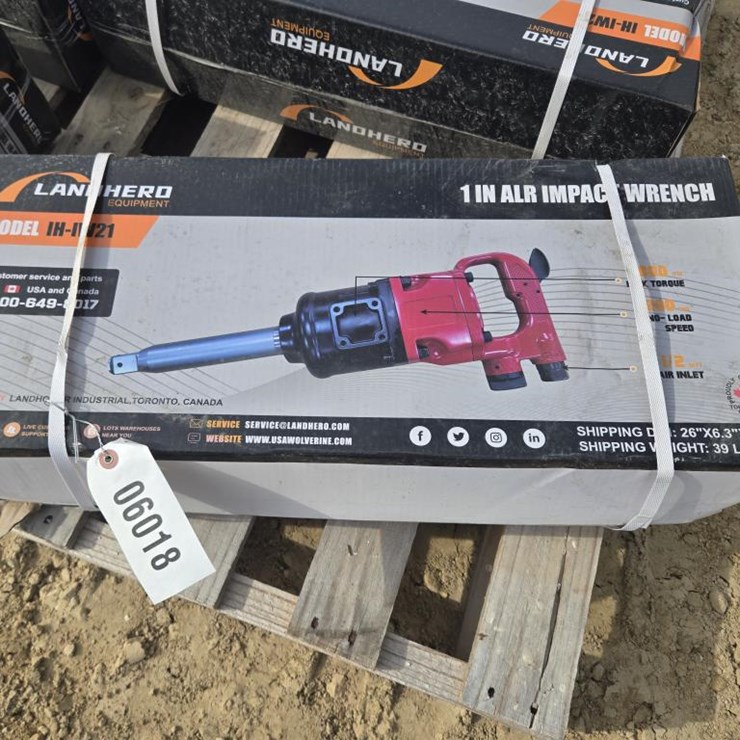 #6018 • NEW LANDHONOR 1" AIR IMPACT WRENCH