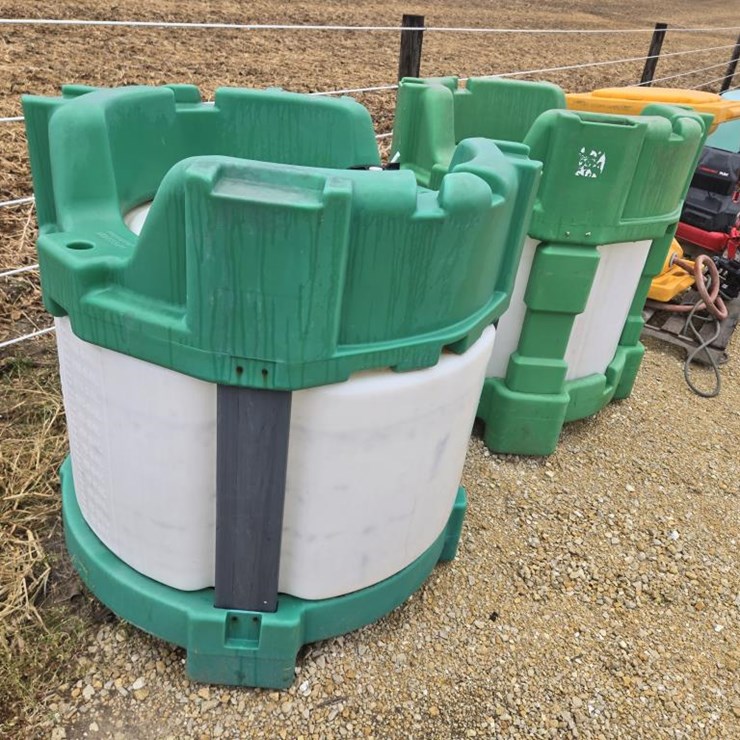 #5929 • (2) 150 GALLON POLY TOTES