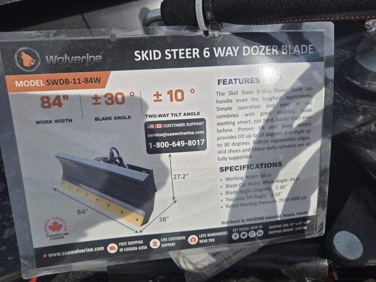 #5969-•-new-wolverine-skid-steer-6-way-dozer-blade-image-4