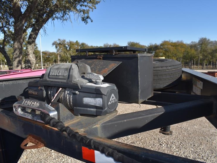 2016-20'-big-tex-tilt-gooseneck-trailer-w/-winch-(controller-and-key-to-too-image-8