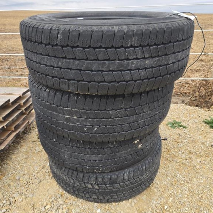 #5955 • (4) GOODYEAR WRANGLER SR-A LT265/60R20 TIRES