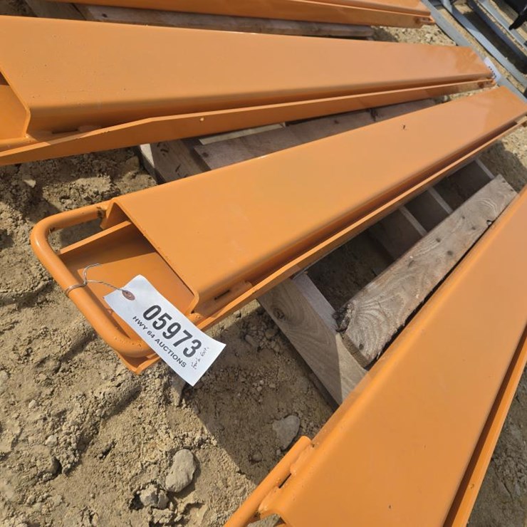 #5973 • NEW WOLVERINE 8' PALLET FORK EXTENSIONS 3" X 6"
