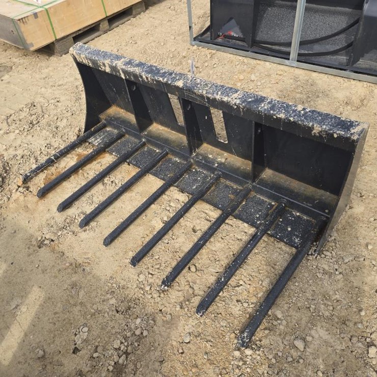 #6009 • NEW WOLVERINE SKID STEER X-TREME MANURE FORK 63" W