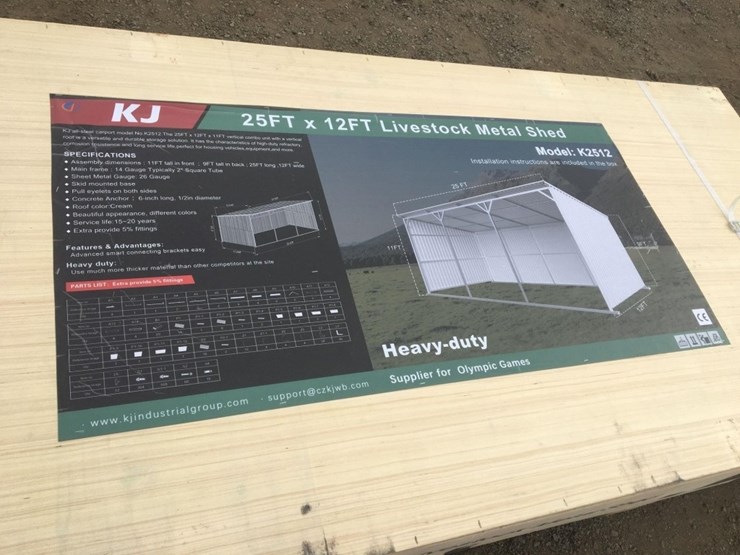 unused-25ft-x-12ft-livestock-metal-shed.-image-1