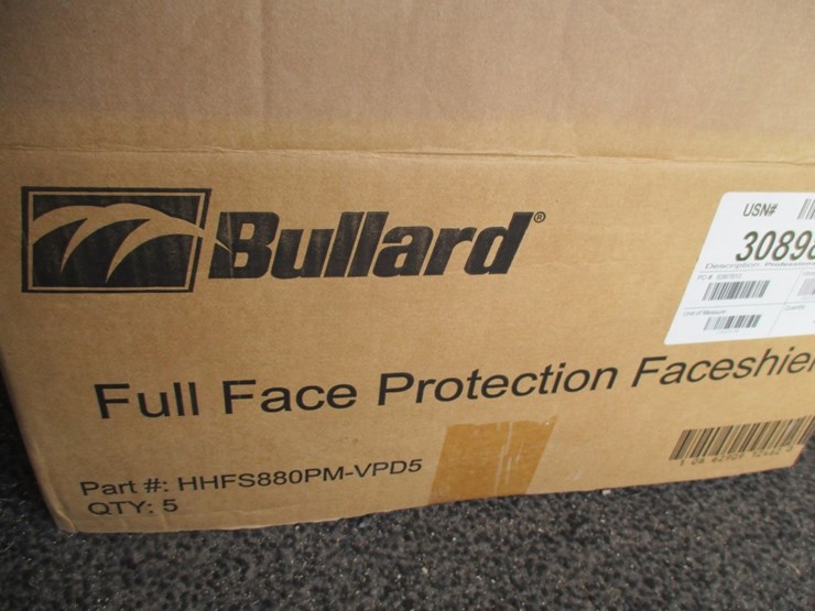 new-unused-5-piece-bullard-face-shields-image-3